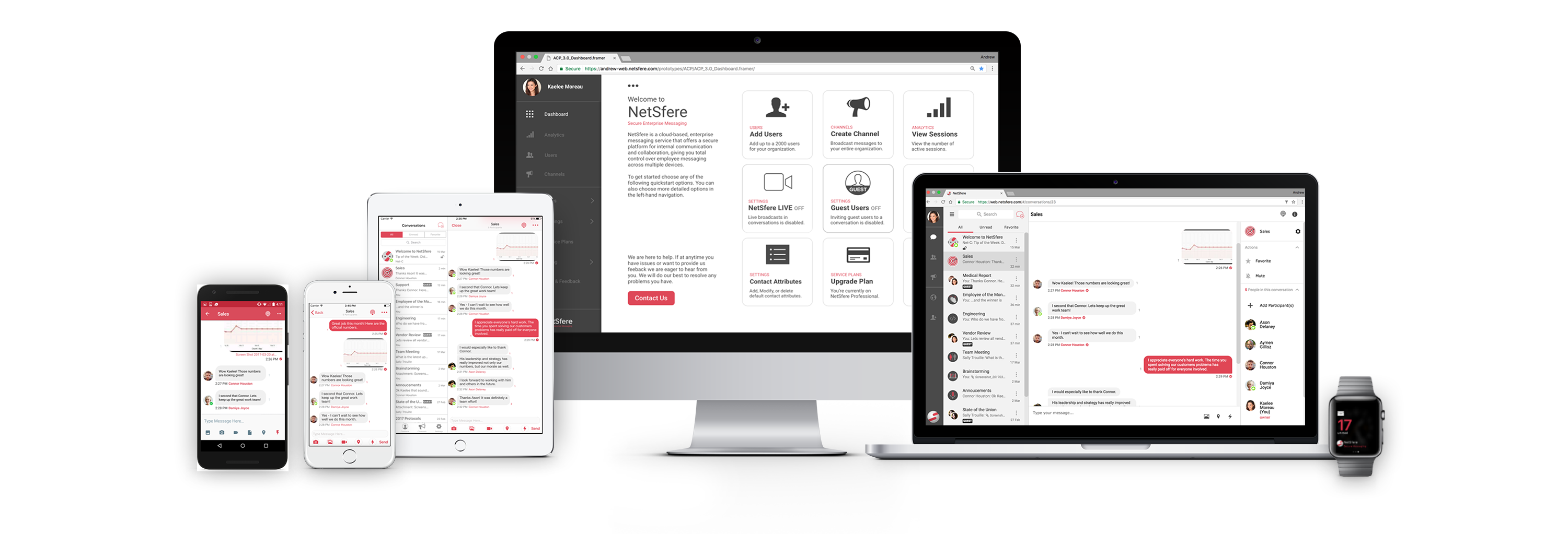 Multi-Device Secure Enterprise Messaging